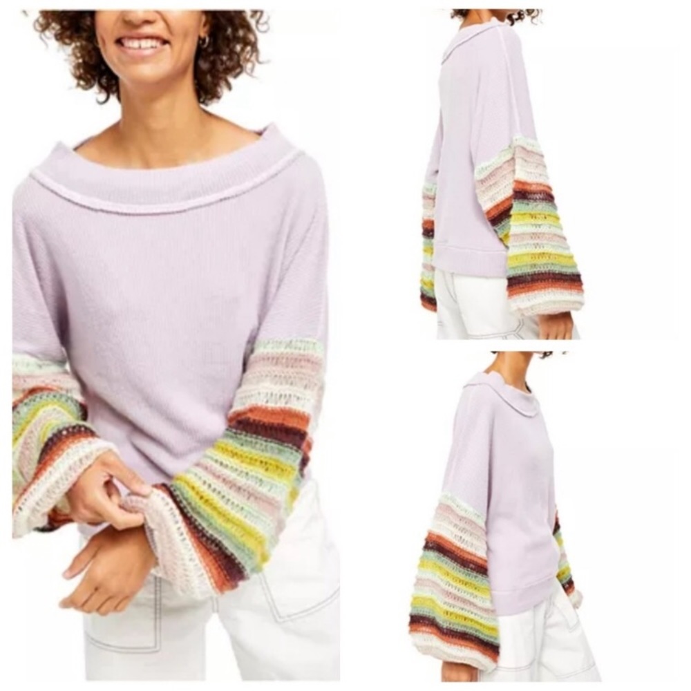 FREE PEOPLE Knit Top Sweater